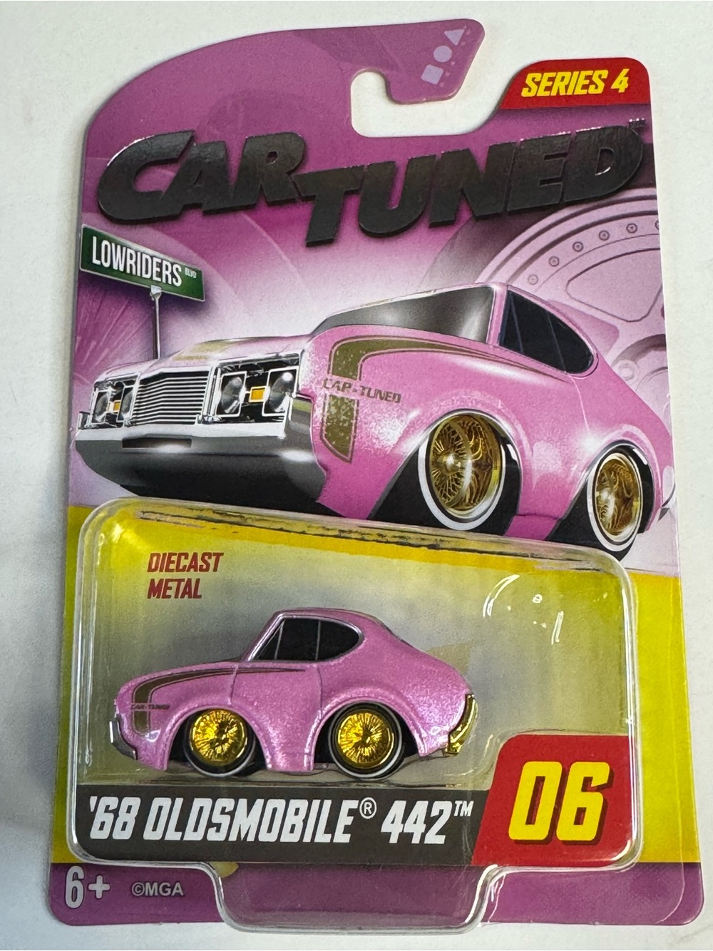 CARTUNED LOWRIDERS SERIES 4 ‘68 OLDSMOBILE 442 #6
